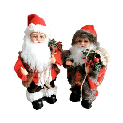 China ABS+plush+pvc+pp cotton factory direct selling electric Santa Claus doll sing dance with music plush gift children play kids Christmas ornament for sale