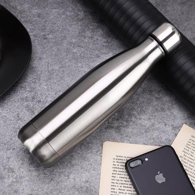 China Stainless Steel Vacuum Cola Bottle 500Ml Durable Clad Outdoor Thermos Gym Water Bottle for sale