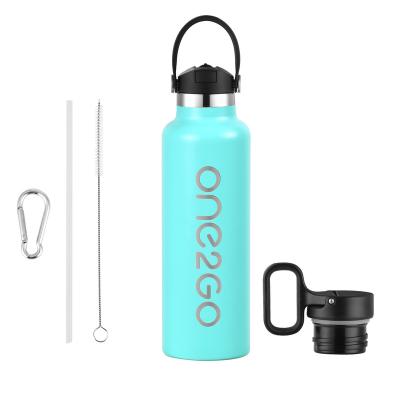 China PORTABLE Powder Coating Vacuum Flask Thermoses Double Wall Stainless Steel Water Bottle Wholesale Christmas Gift Thermos for sale