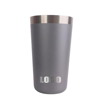 China 2022 Viable Wholesale OEM Customize 16oz Water Attacks Stainless Steel Vacuum Insulated Tumbler With 304ss Straw for sale