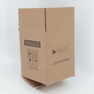 China Handmade Custom Shipping Double Cardboard Packaging Moving Cardboard Corrugated Box for sale