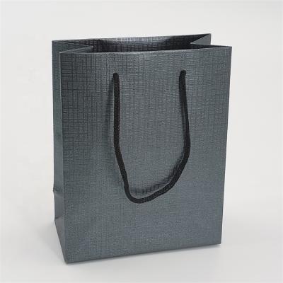 China Handmade Recycled Cardboard Small Custom Paper Bags With Handles For Gift Packaging for sale