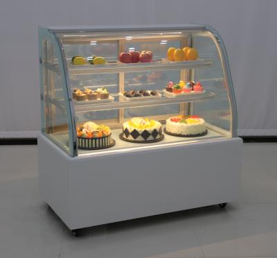 China Single-temperature cake pastry breadaich showcase cooler cabinet for bakery shop ice cream shop supermarket for sale