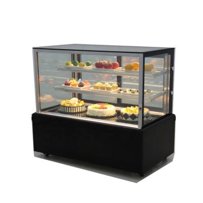 China New Style Single-Temperature Upright Commercial Cake Display Refrigerator Counter For Supermarket /bakery/Convenience Store for sale