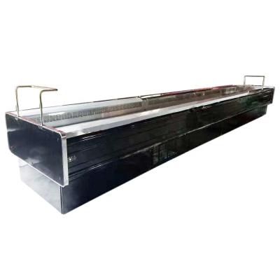 China Single-temperature Hot Pot Meat Food Display Commercial Refrigerator Showcase Display Frezzer for sale