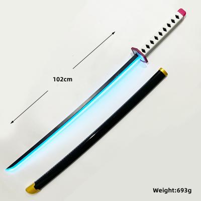 China Plastic Children's Toys Sword Laser Knife Demon Slayer Luminous Overwatch Cosplay Props High-end Rechargeable Version for sale