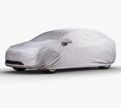 China Customized Silver Size PEVA Car Cover Sales Water Proof Car Cover All Weather Protection Warm Waterproof Snowproof Windproof for sale