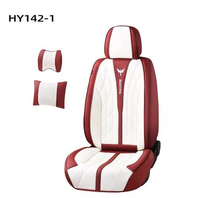 China Custom Fashion PU All-car 5D Luxury High Quality Waterproof Leather Seat Cover Durable Waterproof for sale