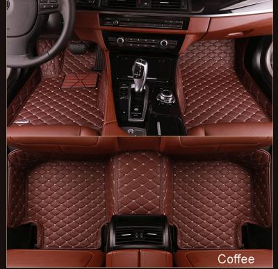 China Waterproof Anti Slip Car Foot Pad 5d Car Pad With Leather Material for sale