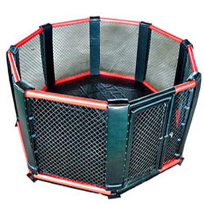 China High Quality Factory Customized Used Mini Size Design Arts Muttahida Majlis-e-Amal Boxing Cage Ring Cover Set OEM Steel Muttahida Majlis-e-Amal Cage Wholesale Martial for sale