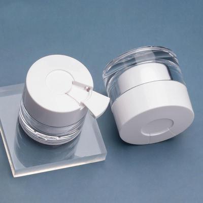 China 30ml 50ml Cosmetic Spatula Jar Cream Container for sale