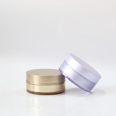 China 120G 130G Double Wall Cosmetic Acrylic Cosmetic Cream Container for sale