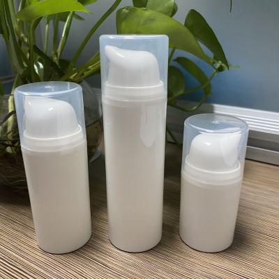 China 15ml 30ml 50ml pp cosmetic dispenser airless bottle for cosmetic lotion serum for sale