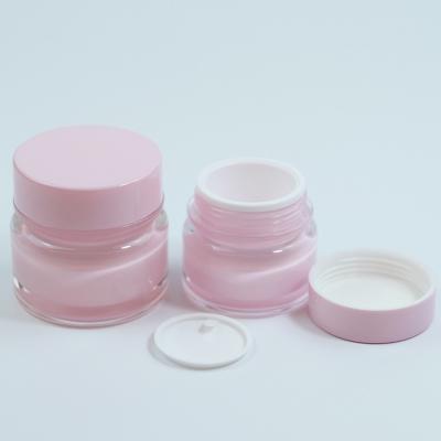 China Personal Skin Care Packaging New Products 30g 50g Acrylic Bottles Jars Cosmetic Skin Care Cream Packaging for sale