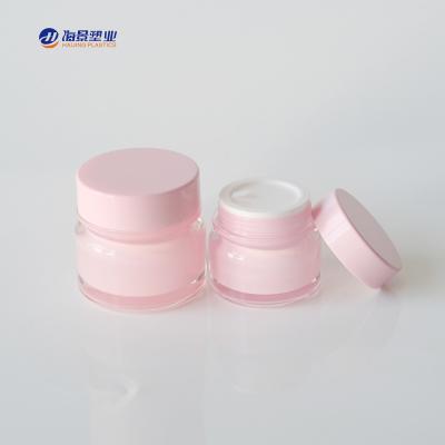 China 30g 50g Skin Care Packaging Personal Face Hand Eye Cosmetic Acrylic Bottles Jars Skin Care Cream Customization Production for sale