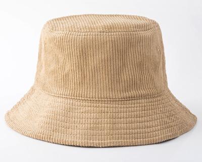 China Plush Corduroy Bucket Hats Bulk Cheap Reversible Fishing Bucket Hats for sale