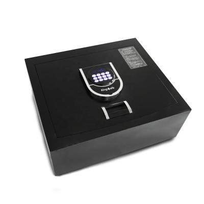 China Hidden Safe Box Double Control Locking Device Lock Safe Boxes Open With Password Or Emergency Key for sale