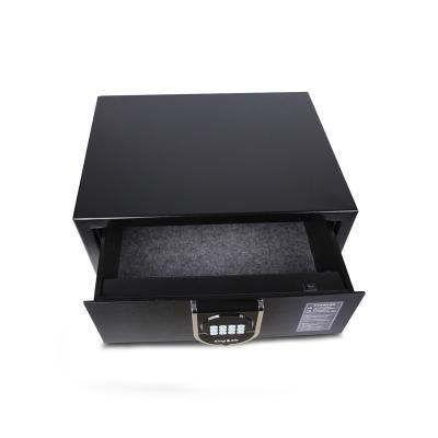 China Hotel Guest Room Wall Or Metal Hotel Room Drawer Mounted Digital Safe Box With Secret Code for sale