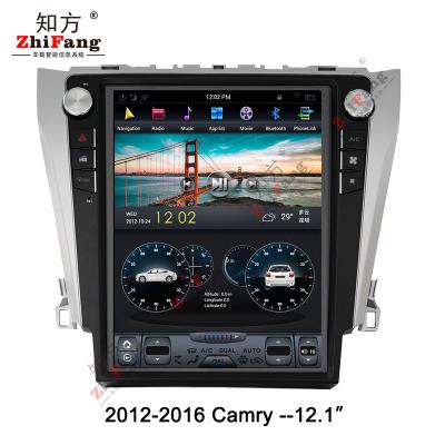 China ZhiFang Factory ZhiFang Automotive Vertical Screen Automotive Style Navigationar Android DVD Player Gps For Car Toyota Camry 2012-2016 12.1