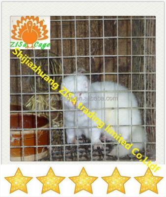 China Mink Cage Hot Dip Galvanized Steel Wire Mesh Mink Farming Cage Made In Chian for sale