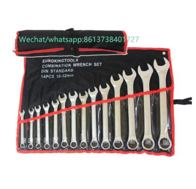 China Other Eurokingtools 14PCS Socket Set Combination Wrench Set 8-24MM DIY Tools Tool Kit for sale