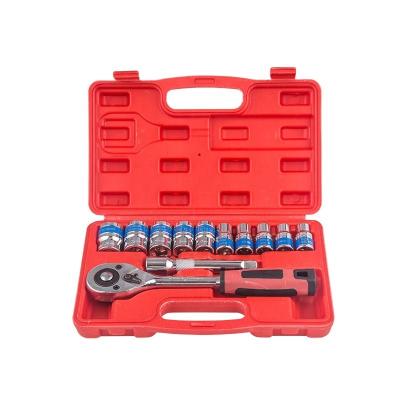 China Set Other 12 Pcs Ratchet Socket Wrench/Socket/Wrench Tool Kit Auto Repair for sale