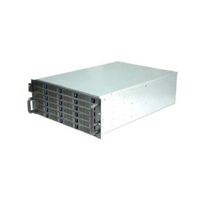 China With Fan 4U Compact Server Case, Rackmount Chassis, Industrial PC Case With 24 Hot Swap Bays EKI-N424R for sale