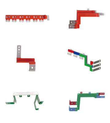 China Conector flexible de hoja de cobre de alta conductividad con tubo retardante de llama y calor contraíble para paquetes de baterías en venta