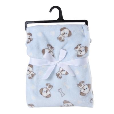 China HOT Dog Cute Printing Portable Baby Knit 2020 Covering Soft for sale