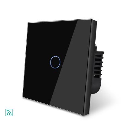 China Security / Durable EU Type Amazon Alexa Black Color Smart Wifi Switch For Smart Home for sale