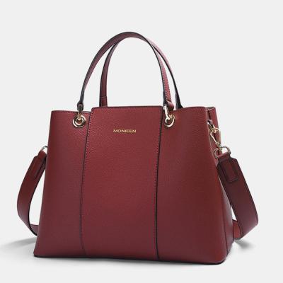 China Wholesale Fashion PVC Leather Handbags Ladies Simple Tote Bag Large With Small MOQ for sale