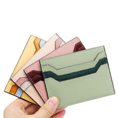 China Fashion 2022 Factory Directly Wholesale Customized Macaron Candy Business Credit Card Holder Case for sale