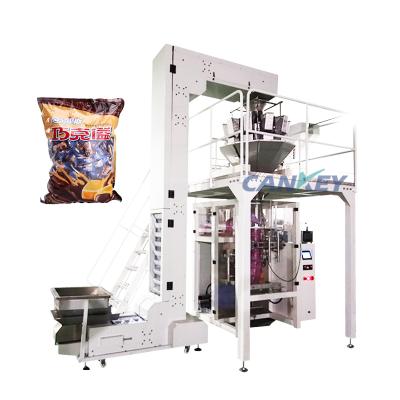 China CK-LK720 Automatic Food Weighing and Caramel Candy Wrapping Packaging Machine for sale