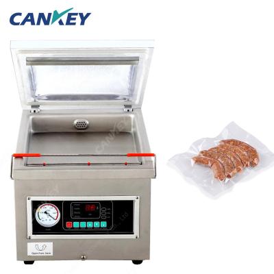 China Food Factory Price Table Top Sausage Mini Vacuum Packing Machine for sale