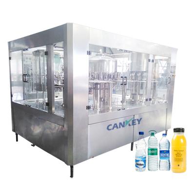 China Cankey Beverage Supplying Water Bottling Plant Automatic Glass Milk Bottle Filling Machine For Sale for sale