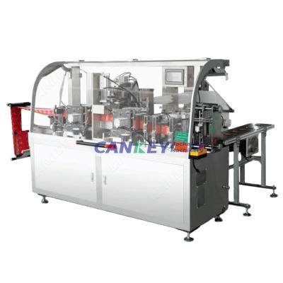 China Automatic Food Cankey Seal Four Side Alcohol Cotton Pads Packing Machine for sale