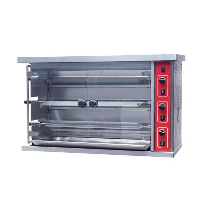 China Commercial 3 Rod Gas Rotisserie for sale