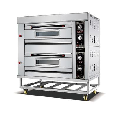 China Commercial Catering 2 Deck 6 Trays Commercial Electric Baking Oven for sale