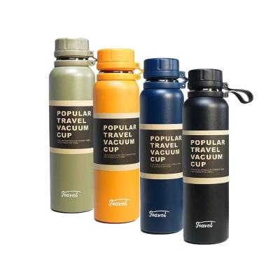 China 600ml Stainless Steel PORTABLE Water Bottle Double Wall Vacuum Insulated Promotional Water Bottle With Small Mouth Flask for sale