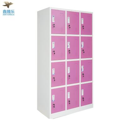 China (Size) Hot Selling Good Quality Lockers Adjustable For Gym Wardrobe 12 Steel Locker Steel Metal For Home for sale