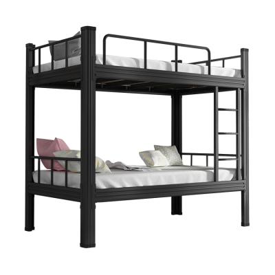 China Wholesale Foldable Knock Down Modern Heavy Duty Metal Bed Double Berth for sale