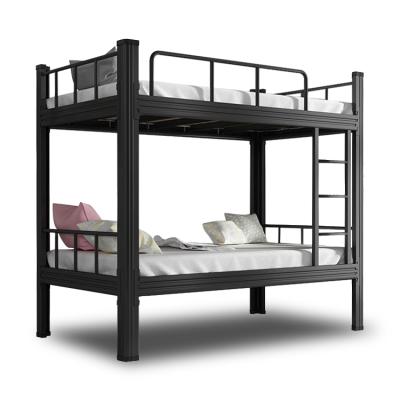 China Wholesale Foldable Knock Down Modern Heavy Duty Metal Double Bunk Bed For Kids for sale