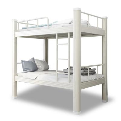 China Wholesale Foldable Knock Down Modern Heavy Duty Metal Double Bunk Bed With Slide Kids for sale