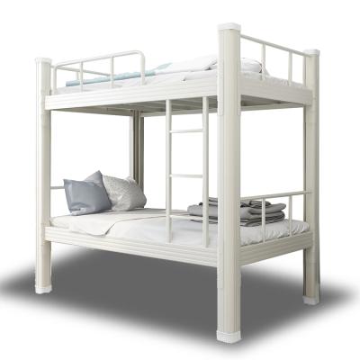 China Wholesale Foldable Knock Down Modern Heavy Duty Metal Double Bunk Bed With Double Bed for sale