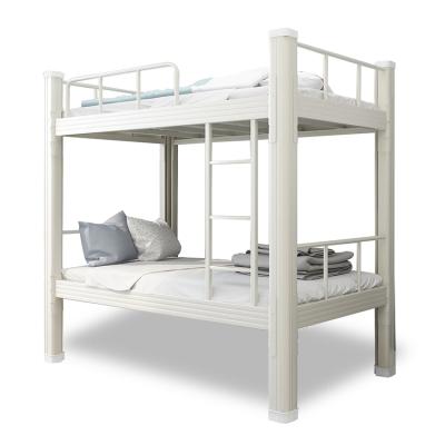 China Wholesale Foldable Knock Down Modern Heavy Duty Metal Full Double Bunk Bed for sale