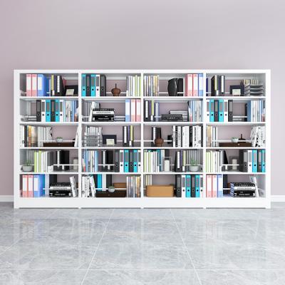 China Convertible Cheap Steel Book Rack Shelves Metal Structure Modern Knockdown Design for sale