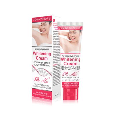 China Organic Moisturizer RTS Best Women Fast Whitening Underarm Bleaching Cream For Sensitive Areas for sale