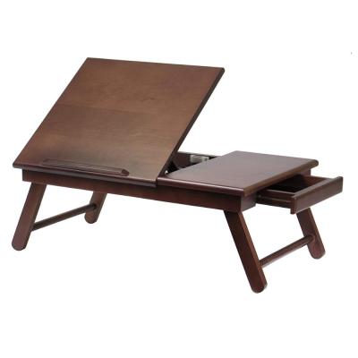 China Bamboo Adjustable Chassis Desktop Laptop Table With USB Fan2 Foldable Breakfast Bed Chassis Size 1 for sale