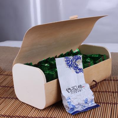 China China Light Round Luxury Gift Tea Packing Box Birch Bark Box for sale