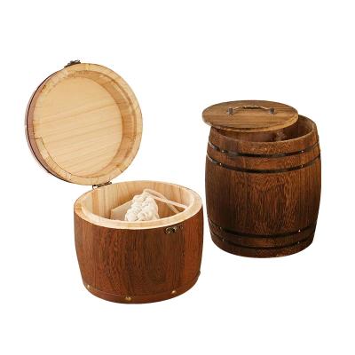 China Handmade custom large size or cheap price mini wooden barrel for coffee or wine for sale